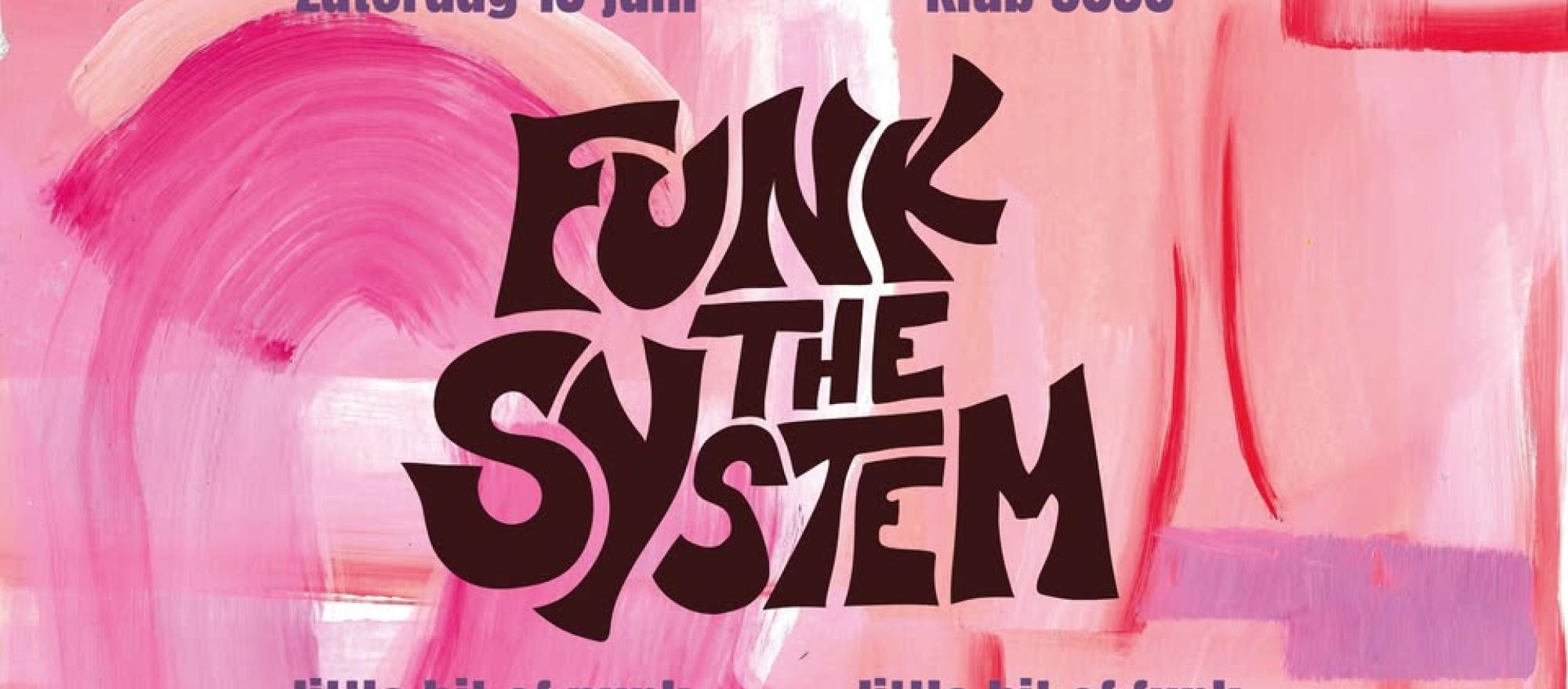 FUNK THE SYSTEM banner