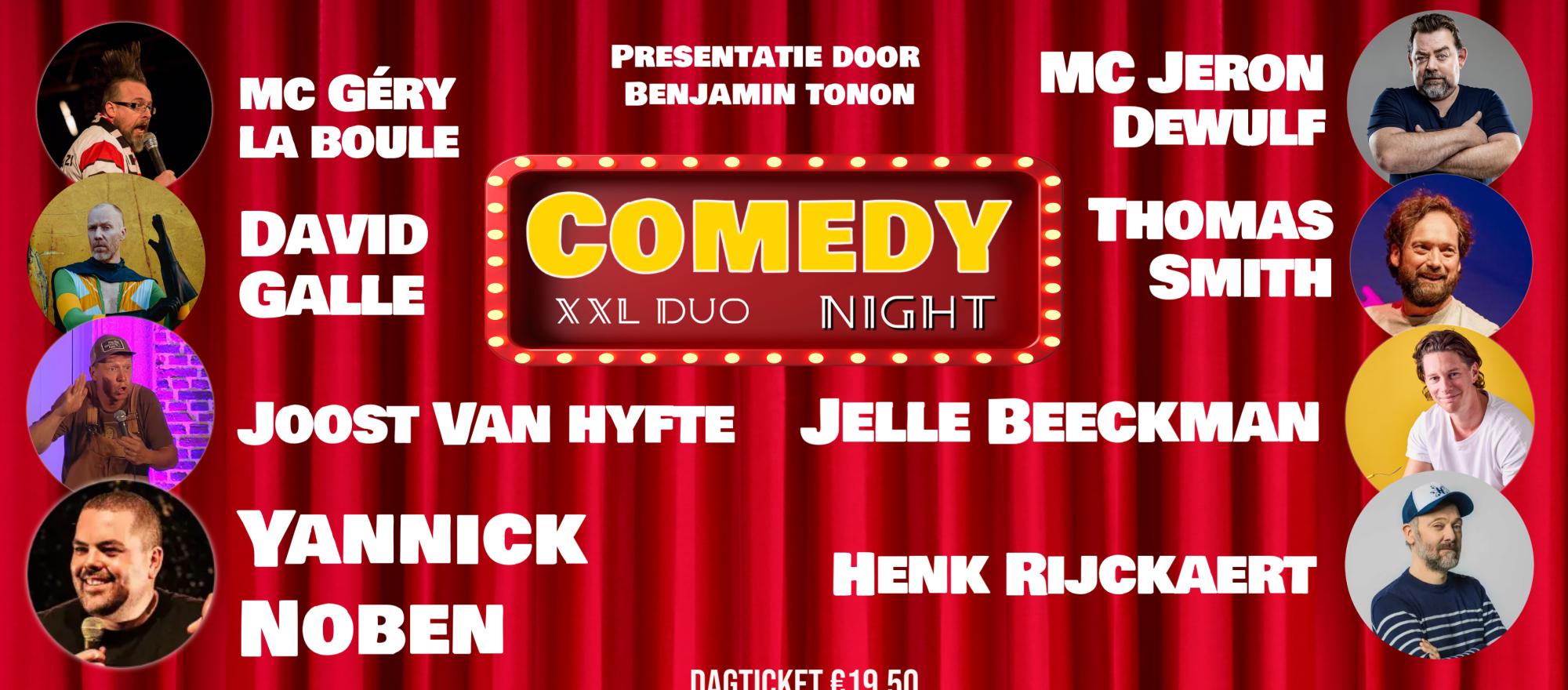 Comedy Night XXL DUO Borgloon banner