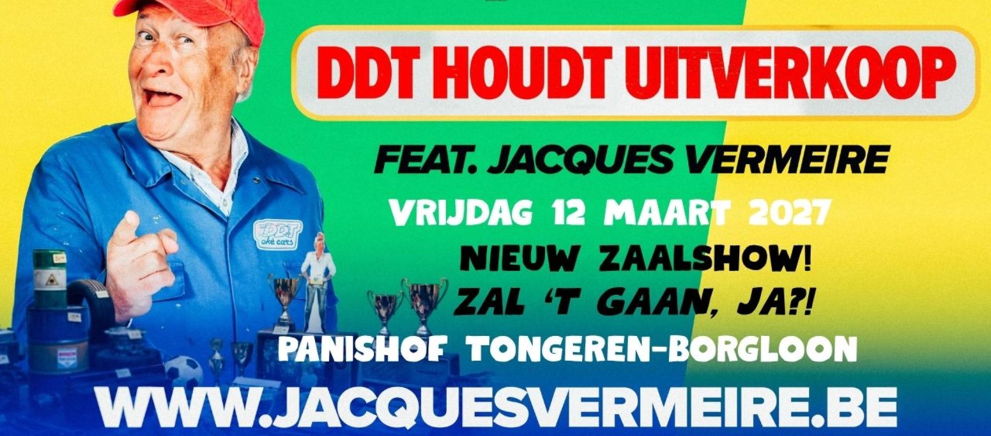 DDT Houdt Uitverkoop feat. Jacques Vermeire banner