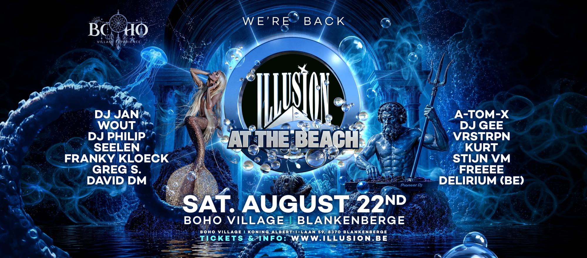 Illusion at the Beach 2026 banner