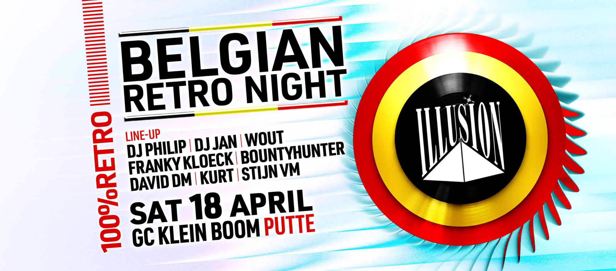 Belgian Retro Night banner