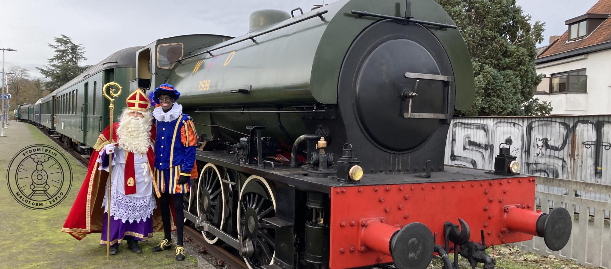 Zie ginds komt de Stoomtrein banner