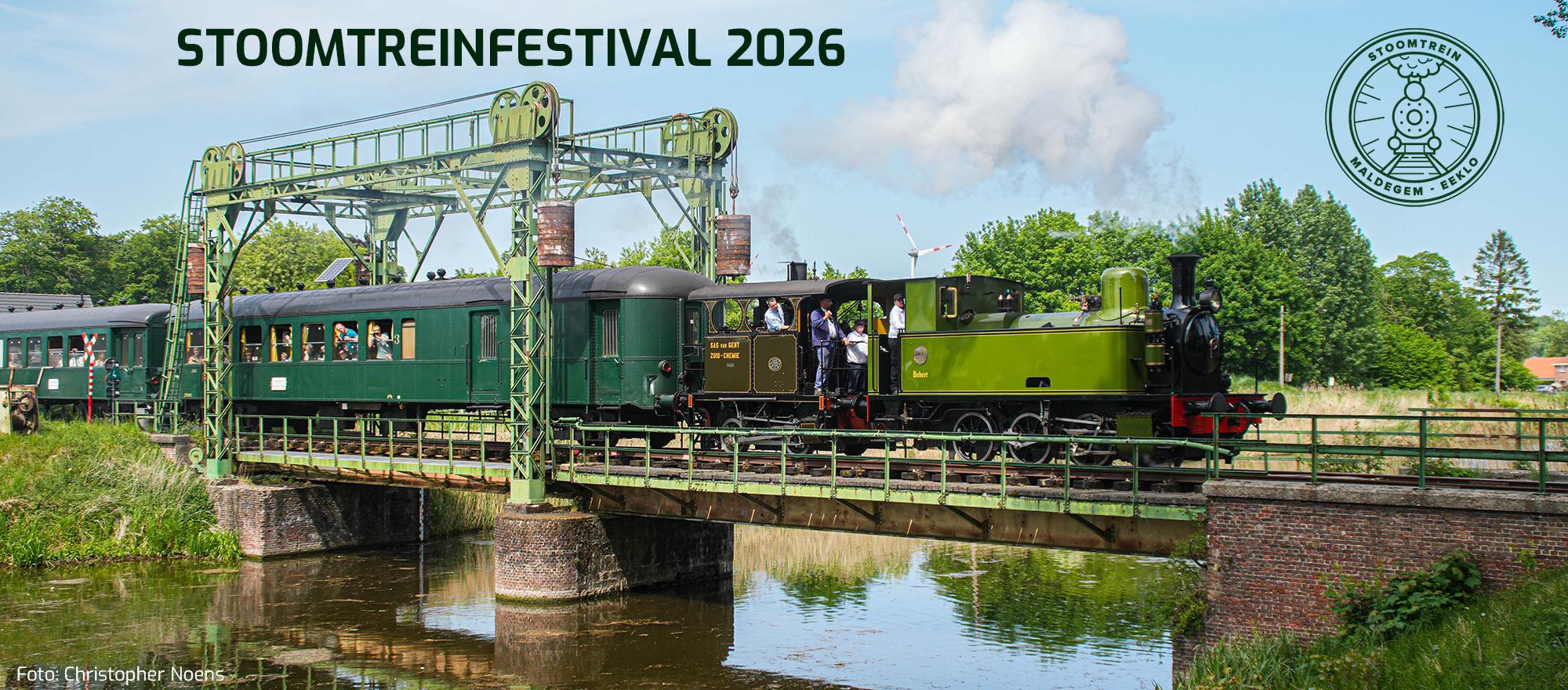 Stoomtreinfestival banner