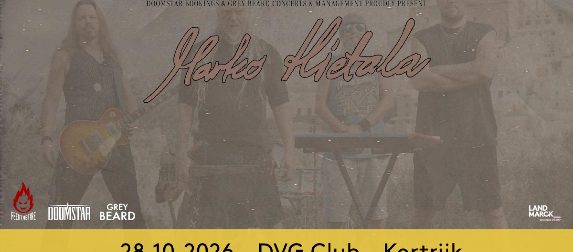 Marco Hietala @ DVG Club, Kortrijk banner