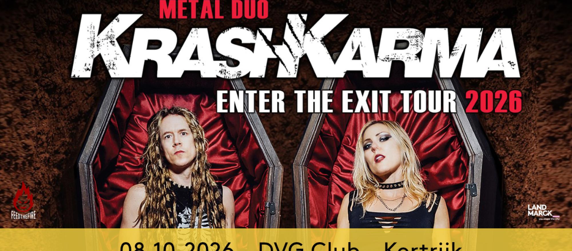 KrashKarma @ DVG Club, Kortrijk banner