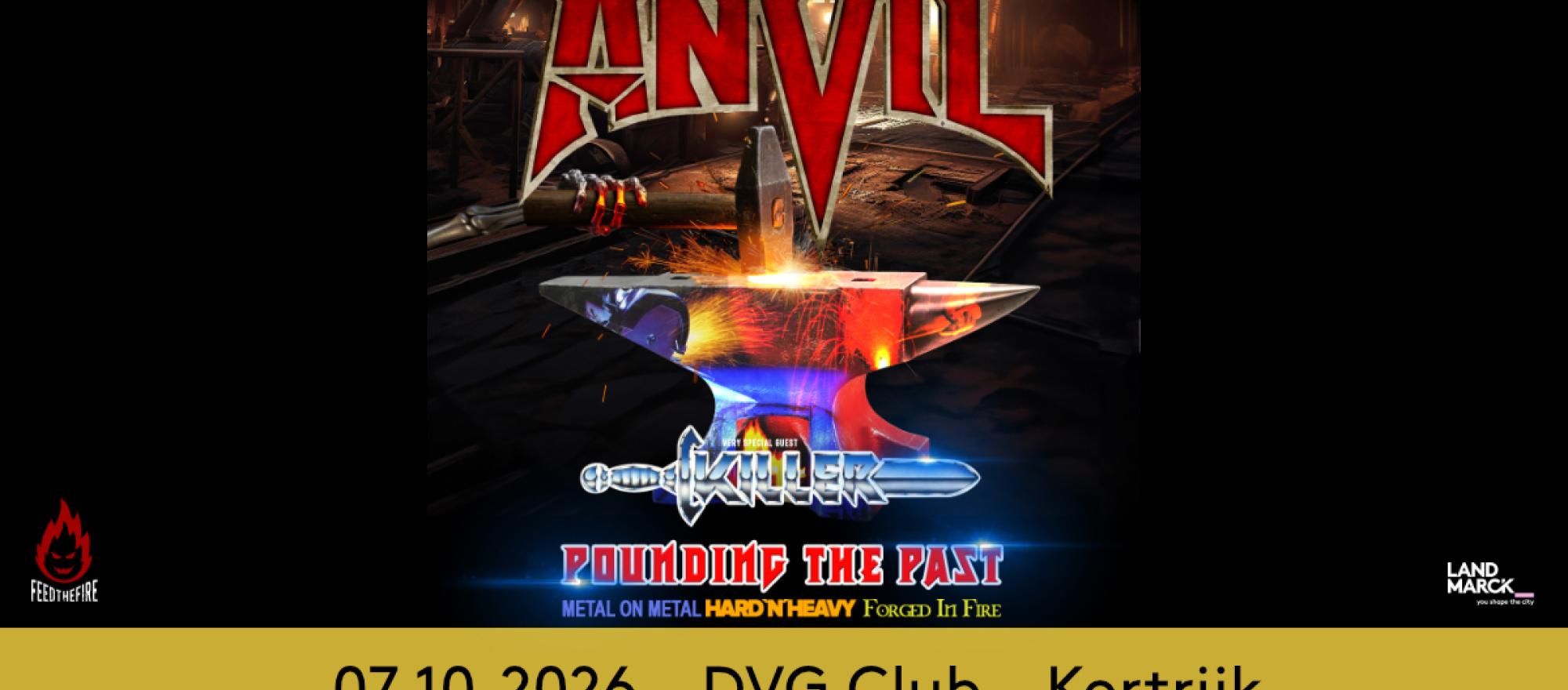 Anvil + Killer @ DVG Club, Kortrijk banner