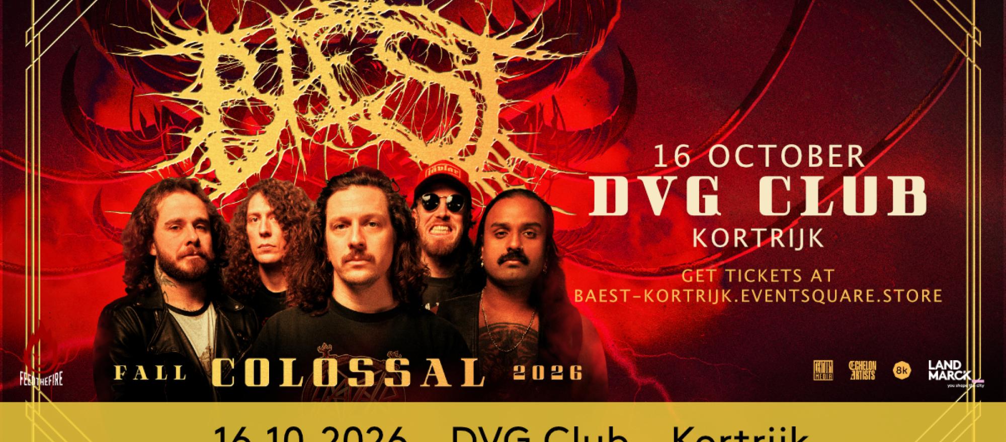 BAEST @ DVG Club, Kortrijk banner