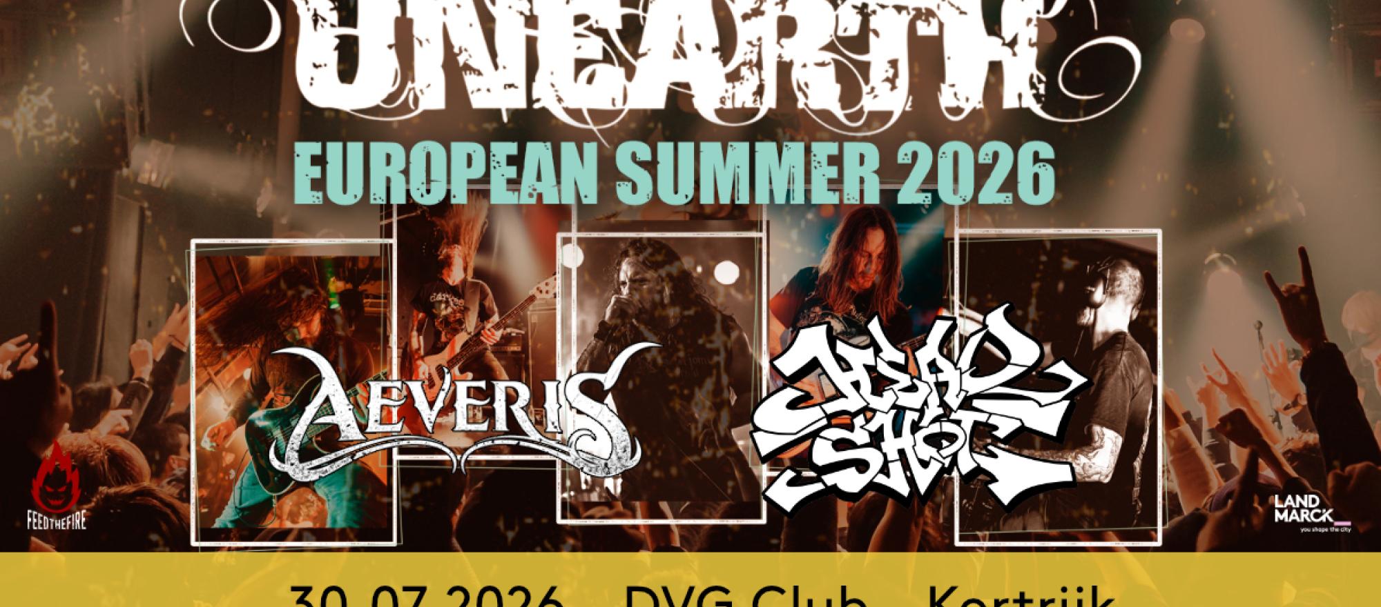 Unearth @ DVG Club, Kortrijk banner