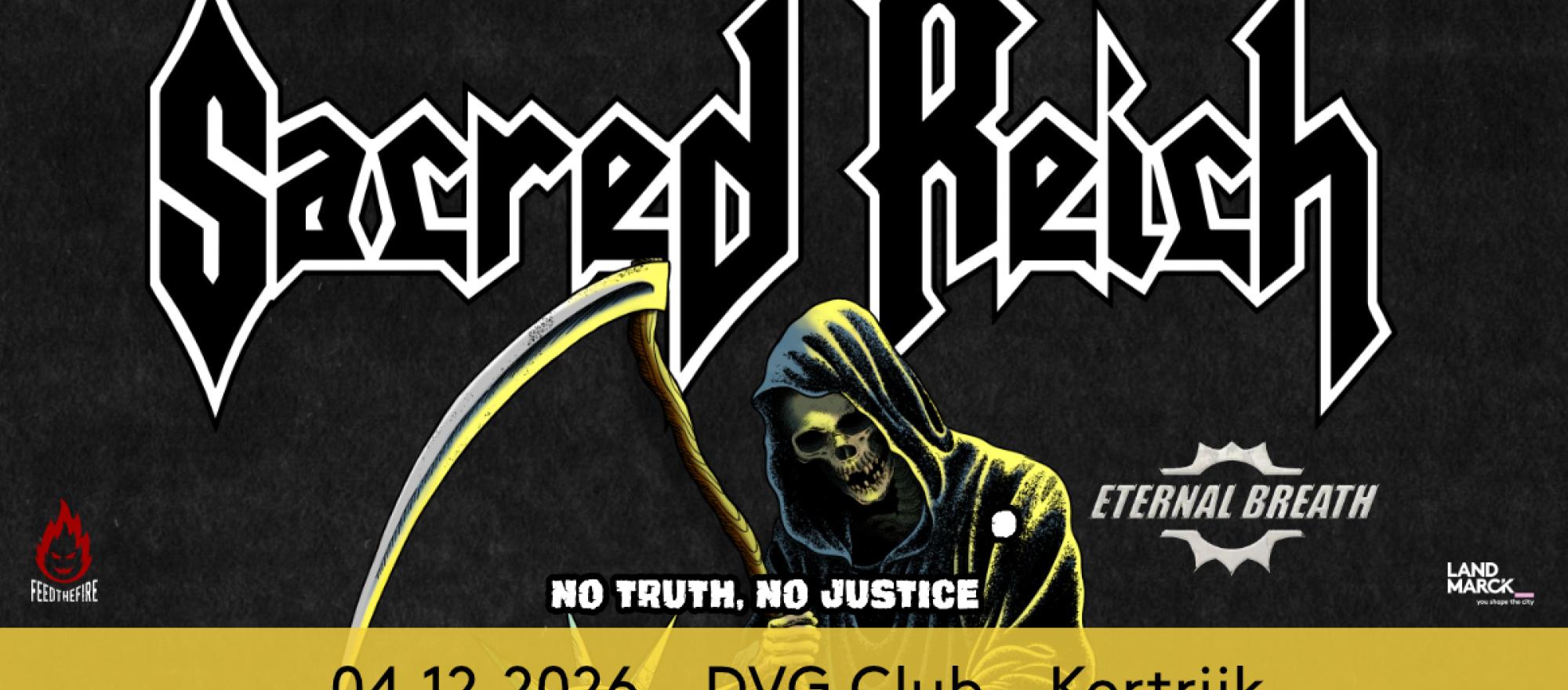 Sacred Reich + Eternal Breath @ DVG Club, Kortrijk banner