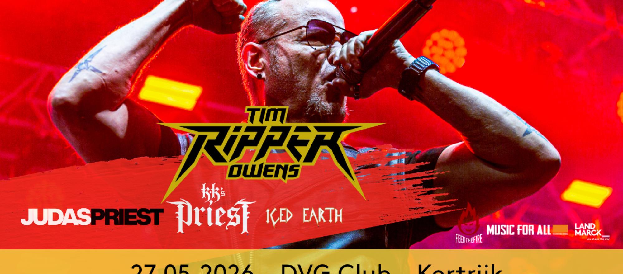 Tim Ripper Owens @ DVG Club, Kortrijk banner