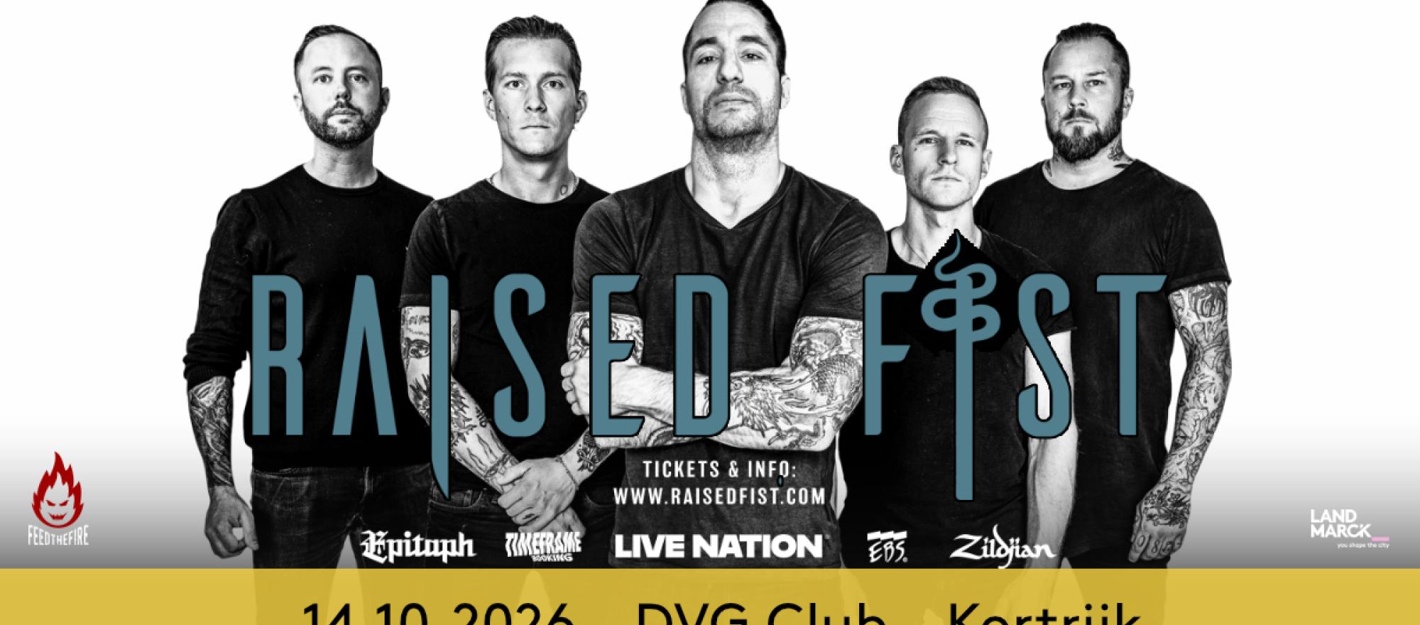 Raised Fist @ DVG Club, Kortrijk banner