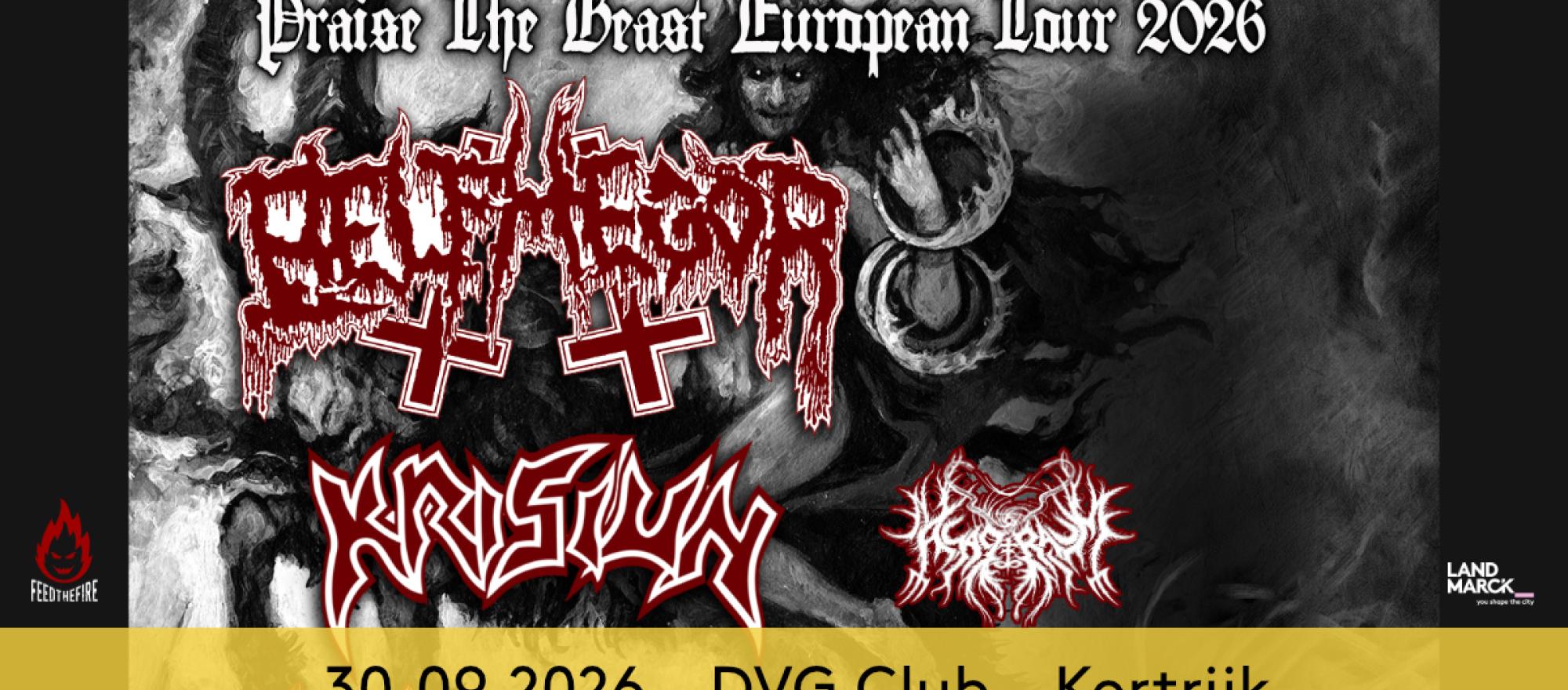 Belphegor + Krisiun + supports @ DVG Club banner