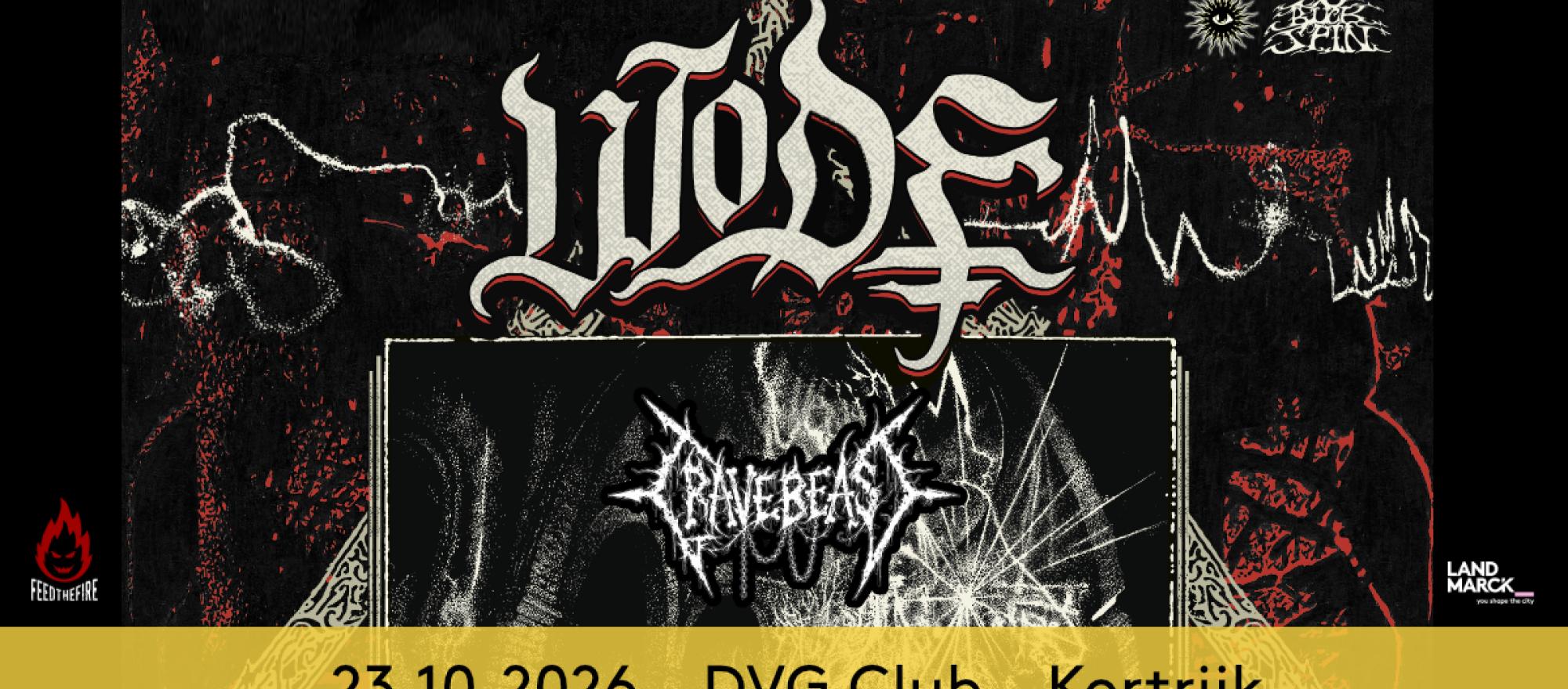 Wode + Gravebeast @ DVG Club, Kortrijk banner