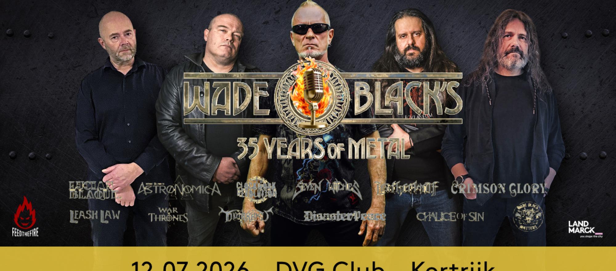 Wade Black's 35 Years of Metal banner