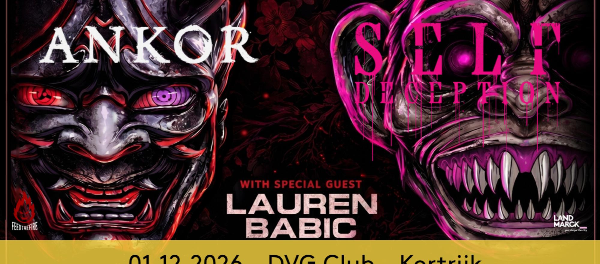 Ankor + Self Deception @ DVG Club, Kortrijk banner