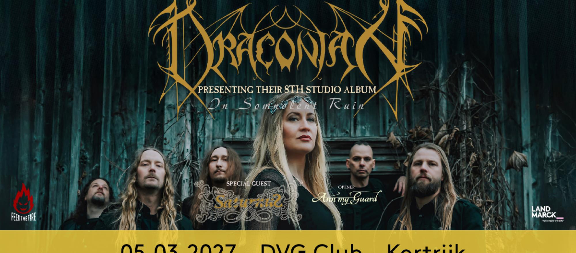 Draconian + Saturnus + more @ DVG Club, Kortrijk banner