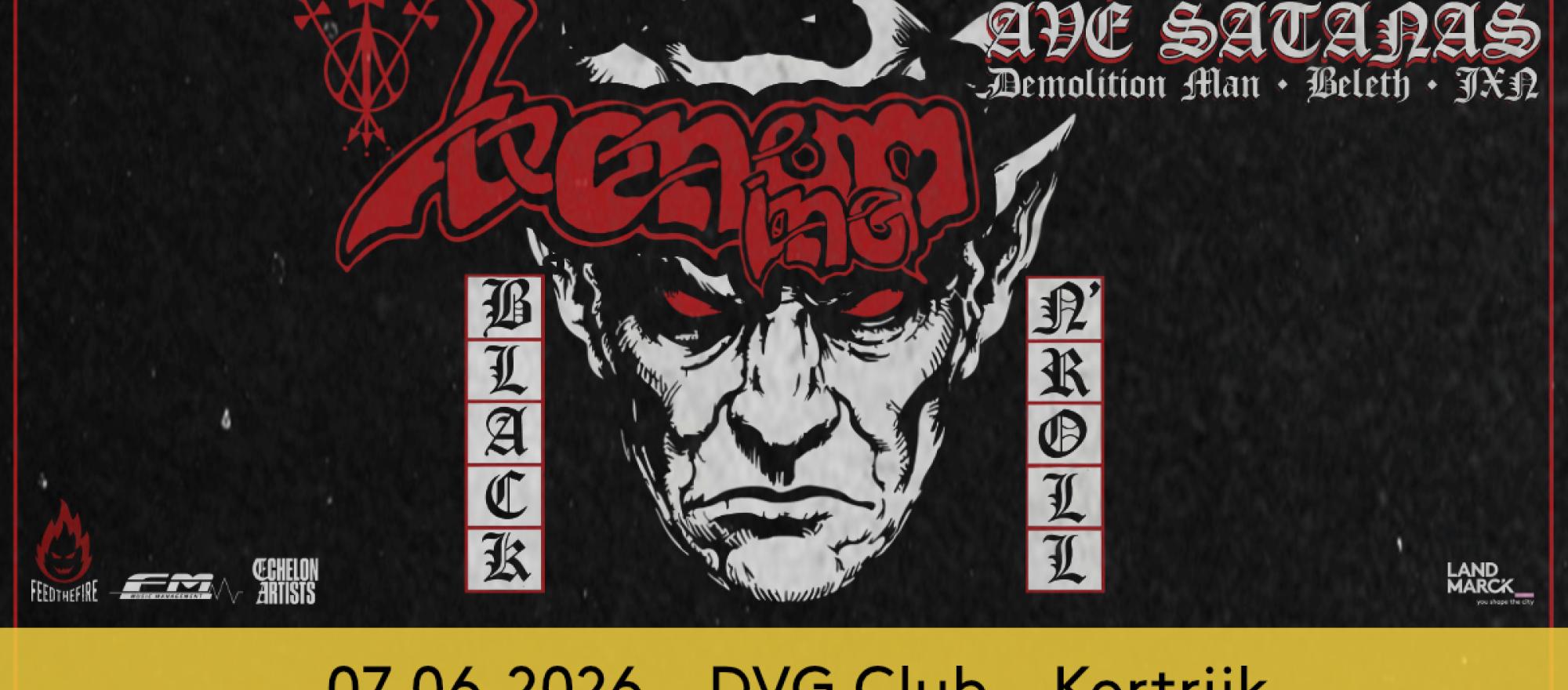 Venom Inc @ DVG Club, Kortrijk banner