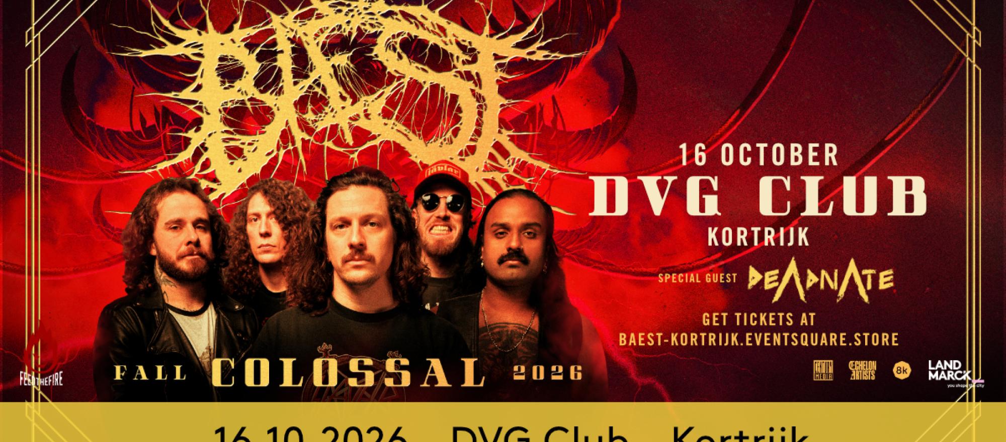 BAEST @ DVG Club, Kortrijk banner