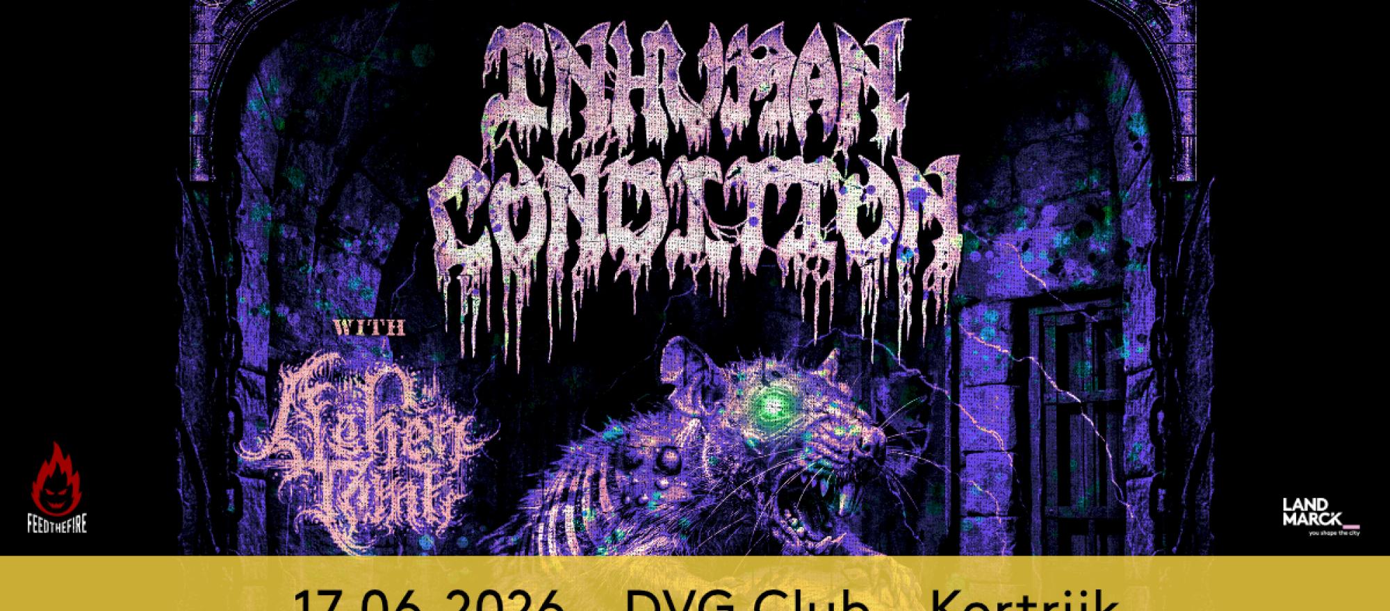 Inhuman Condition + Ashen Tomb @ DVG Club banner