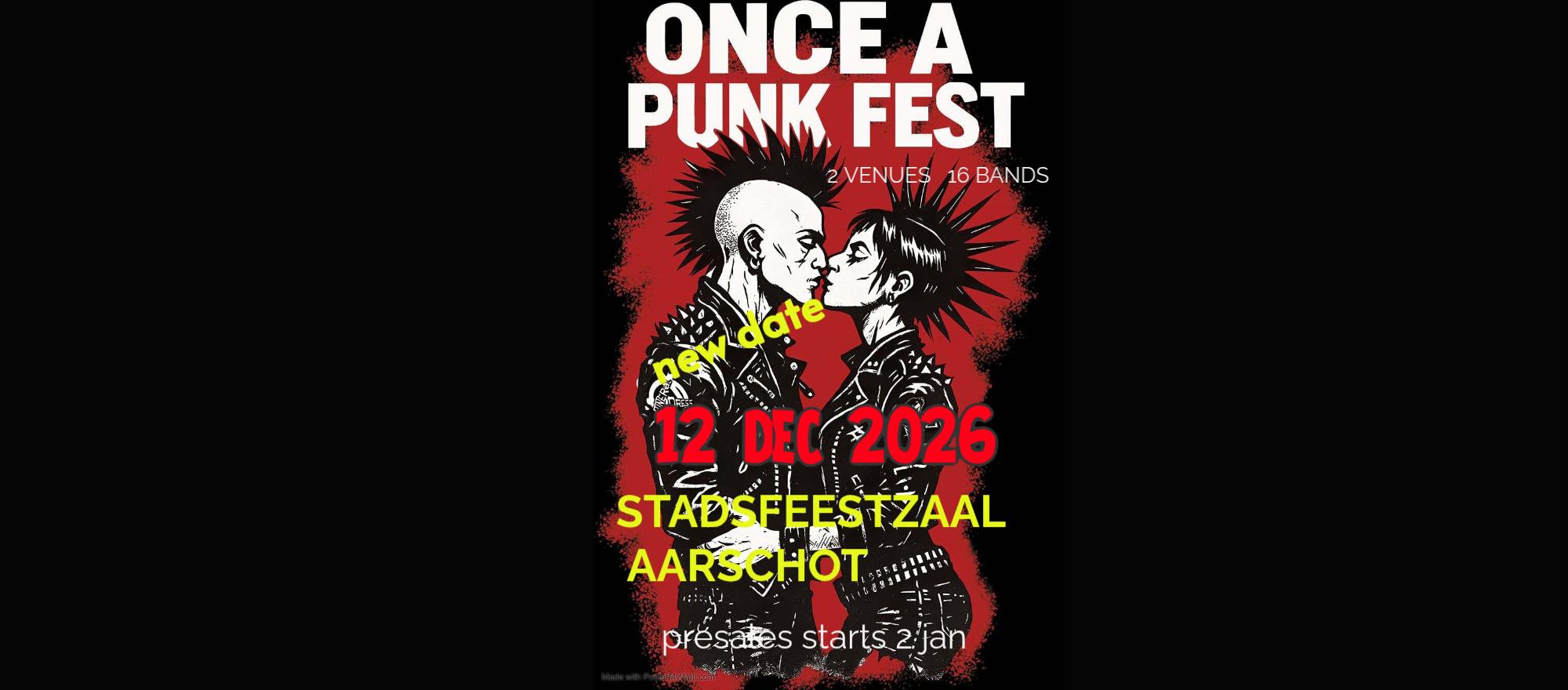Once a punk banner