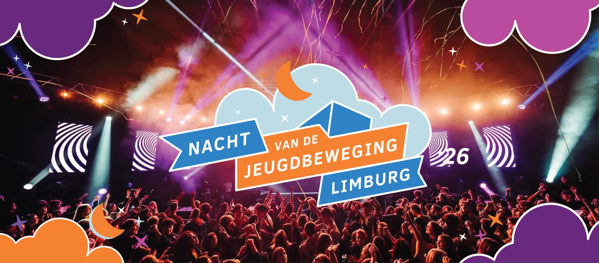 Nacht van de Jeugdbeweging Limburg banner