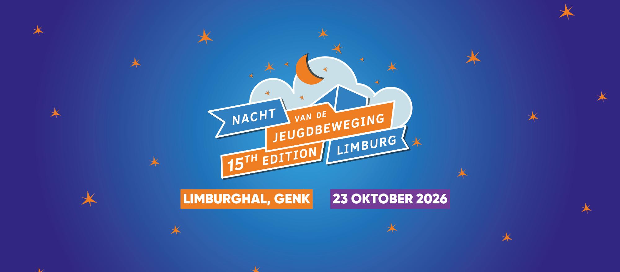 Nacht van de Jeugdbeweging Limburg banner