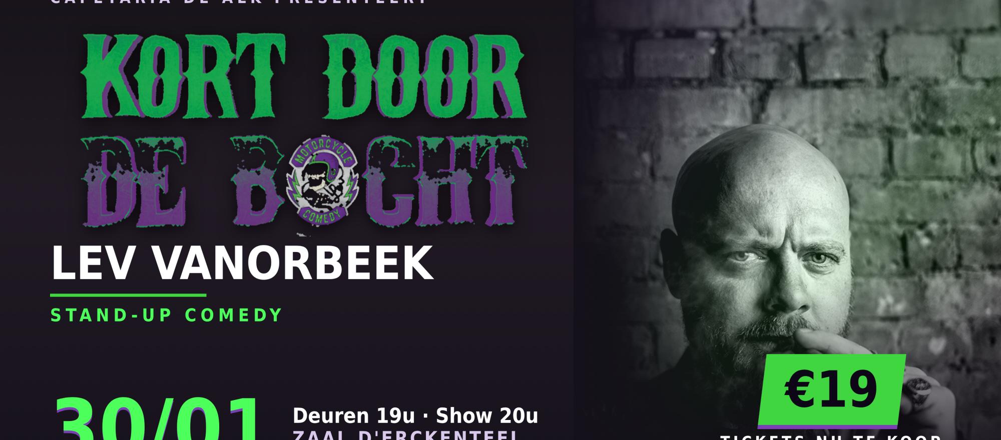 LEV VANORBEEK KORT DOOR DE BOCHT banner