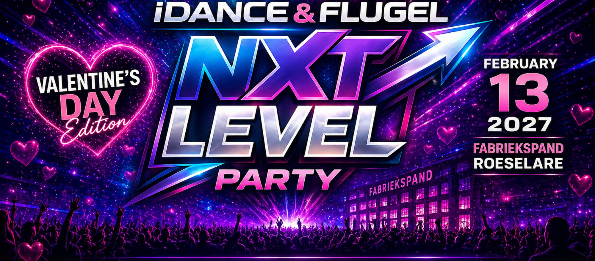 iDance NXT LEVEL PARTY Valentine's Day Edition banner