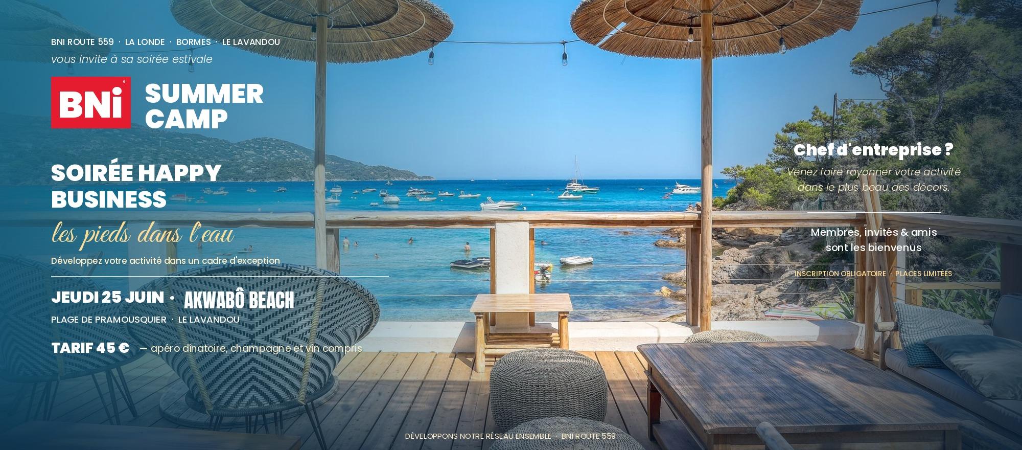 Afterwork business vue mer banner