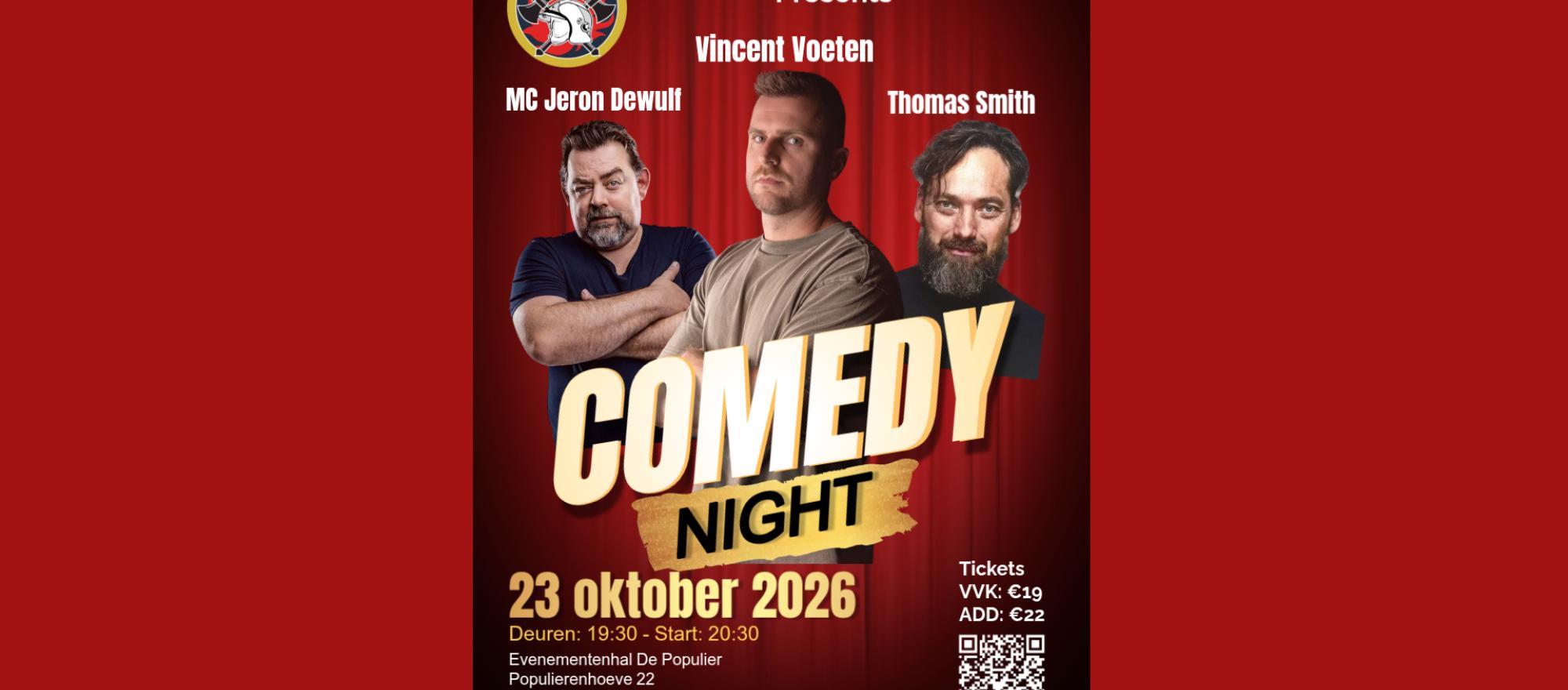 Comedy night banner