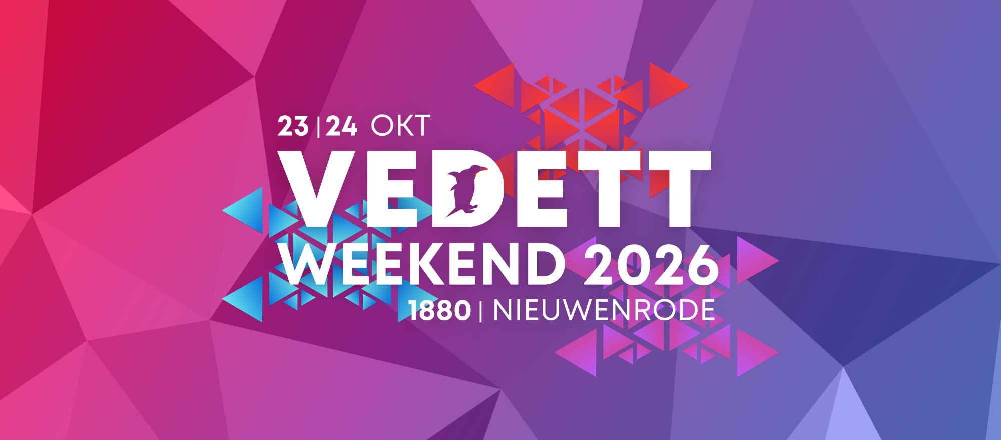 Vedettweekend banner