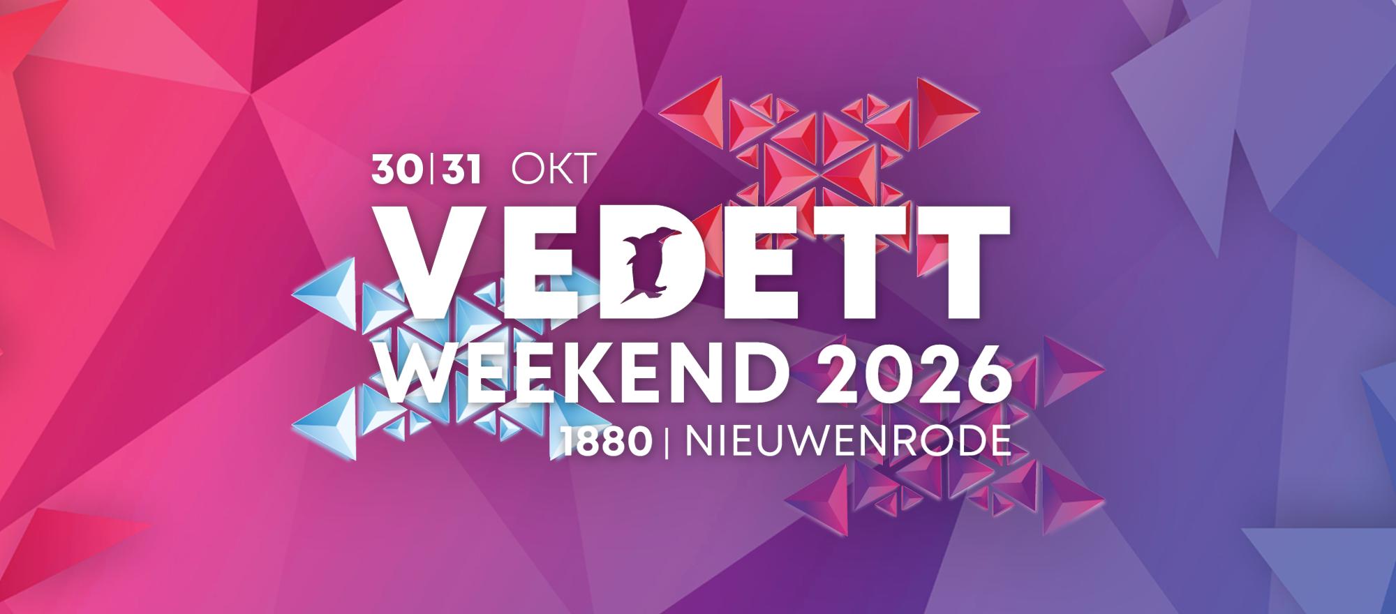 Vedettweekend banner