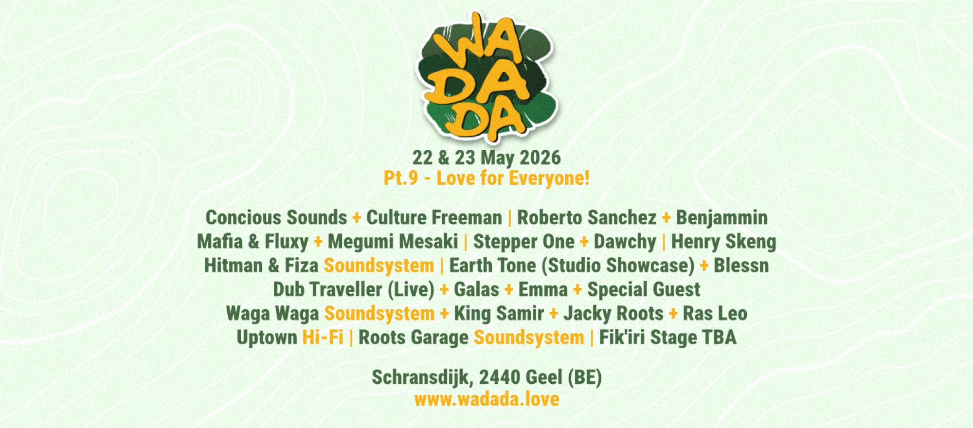 Wadada Festival 2026 banner