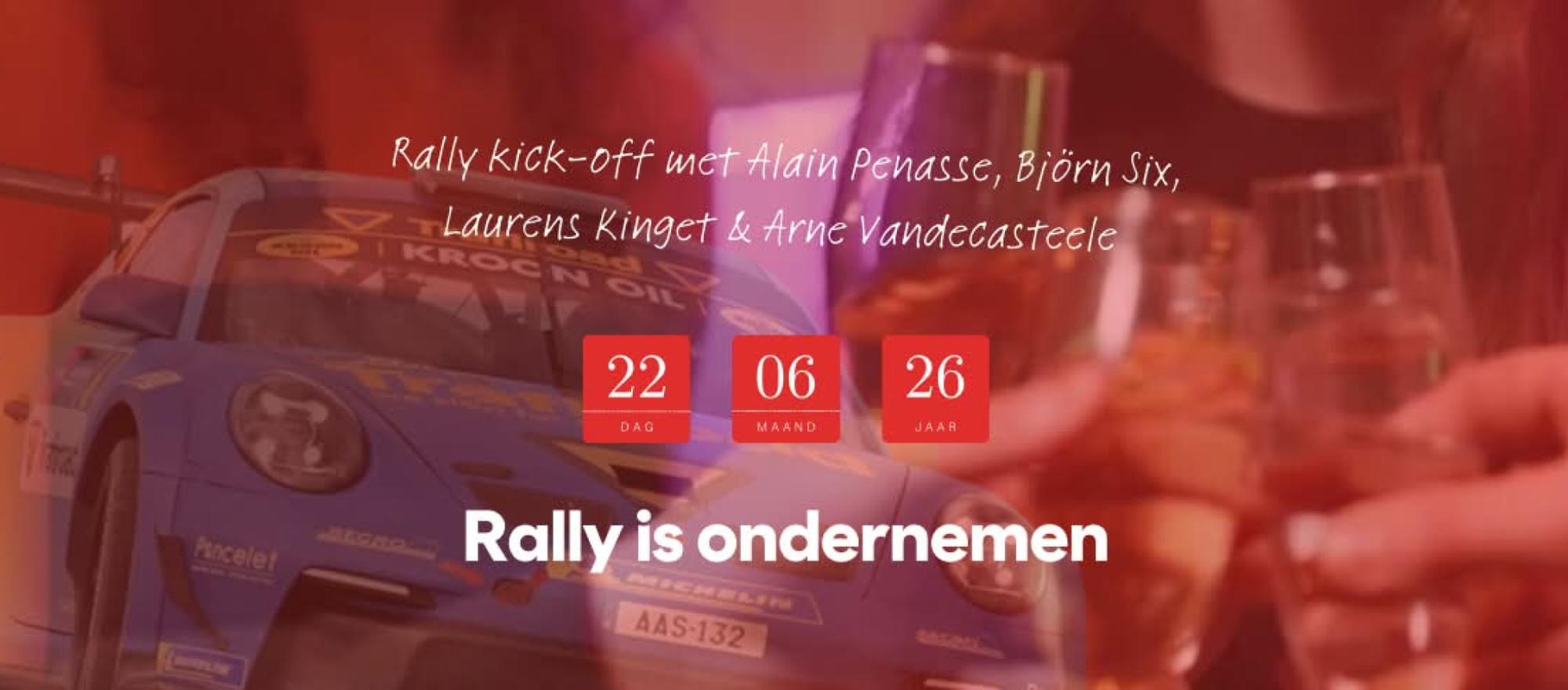 Rally is ondernemen! banner
