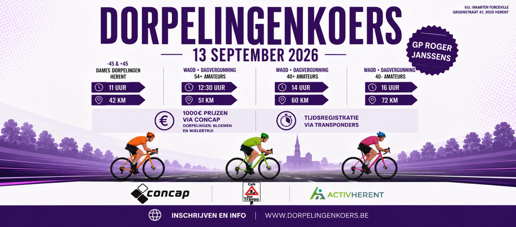 Dorpelingenkoers Herent banner