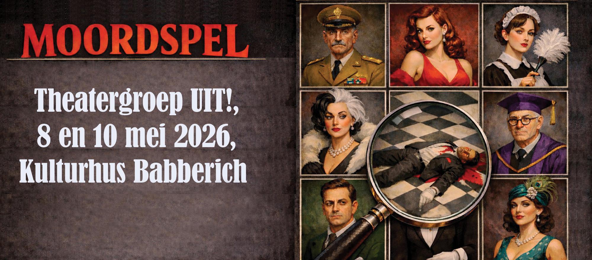 Moordspel banner