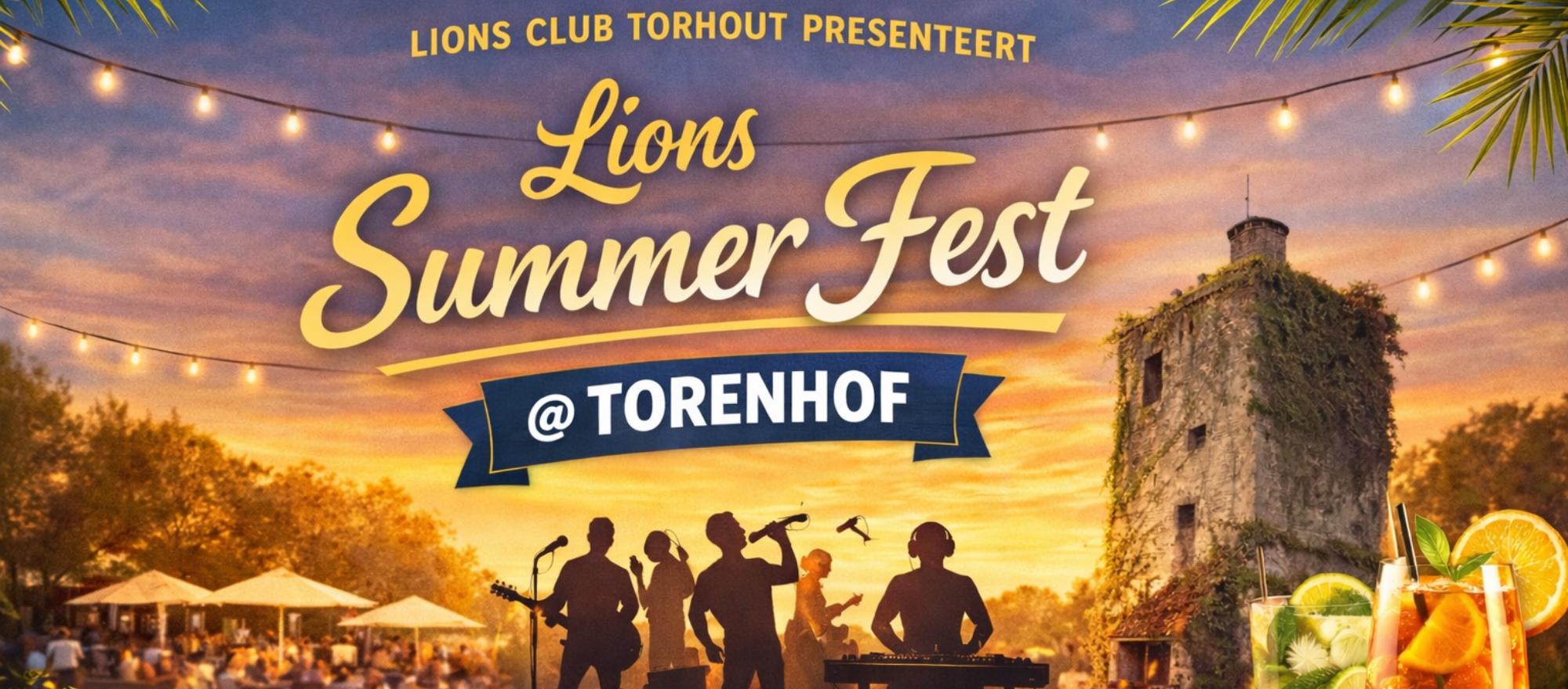 LIONS SUMMER FEST @TORENHOF banner