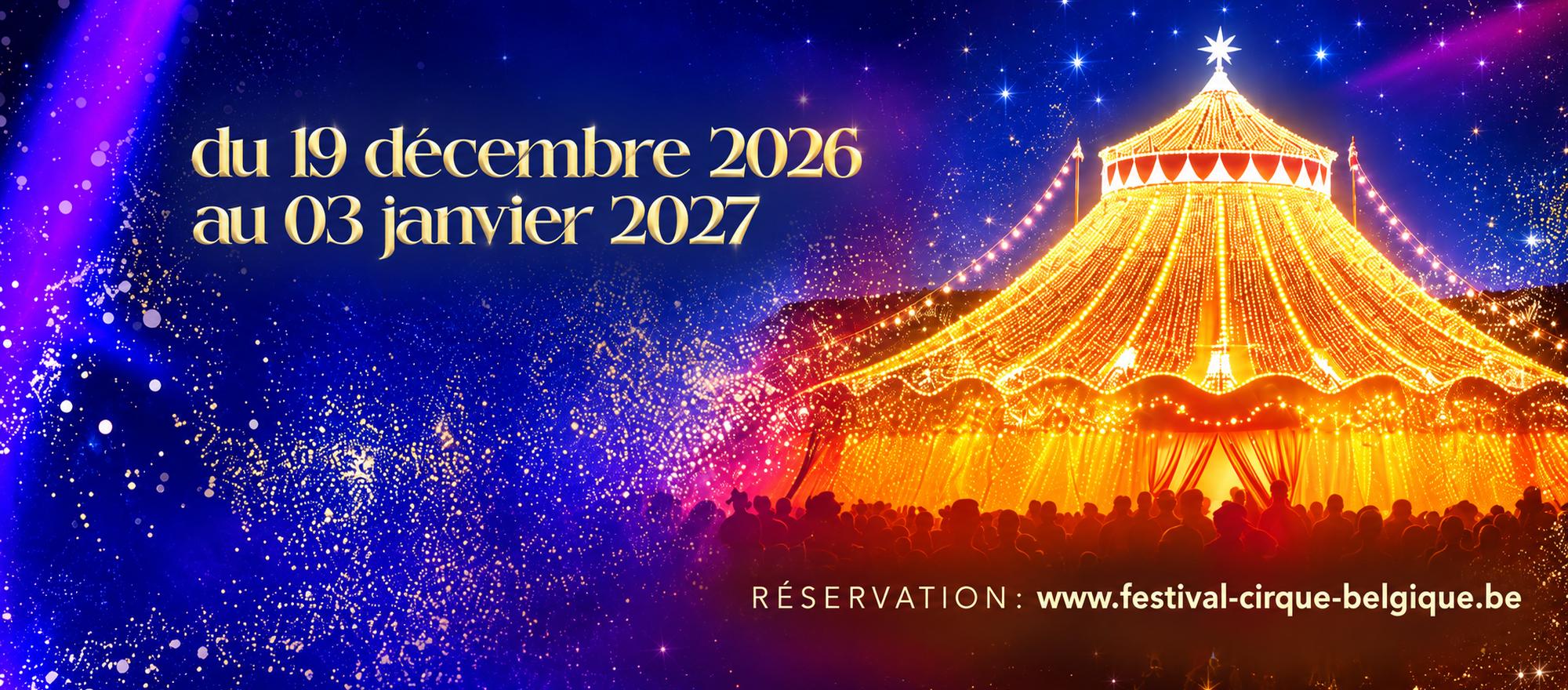 Festival international du cirque de Belgique banner