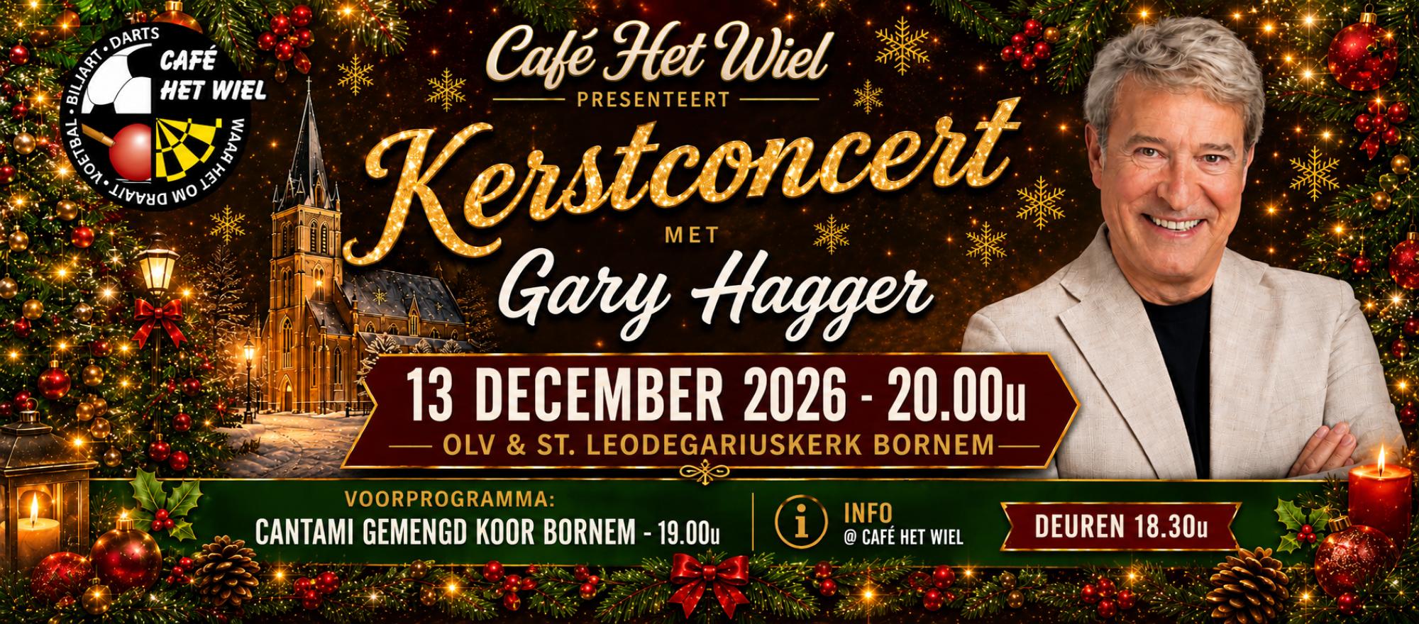 Kerstconcert Garry Hagger banner