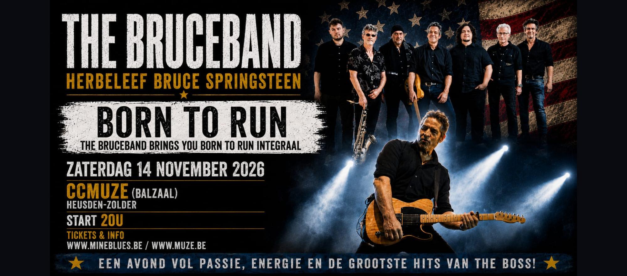 The Bruceband - Brings you Born To Run banner