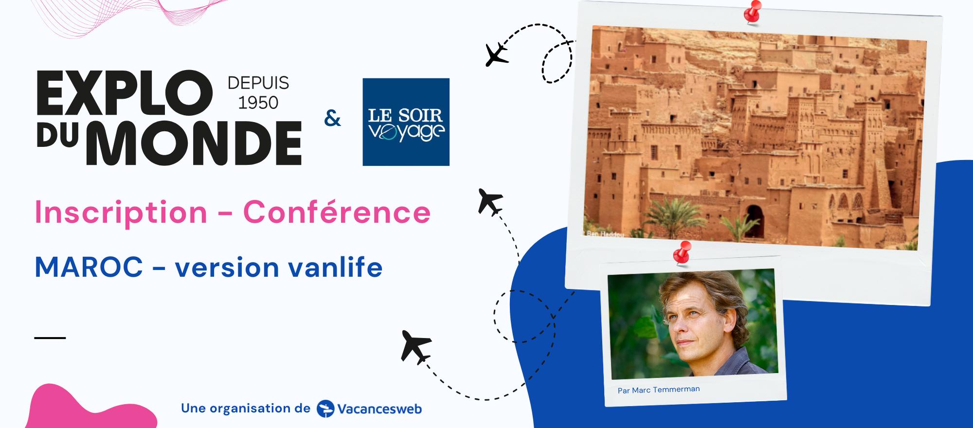 Maroc, version vanlife banner