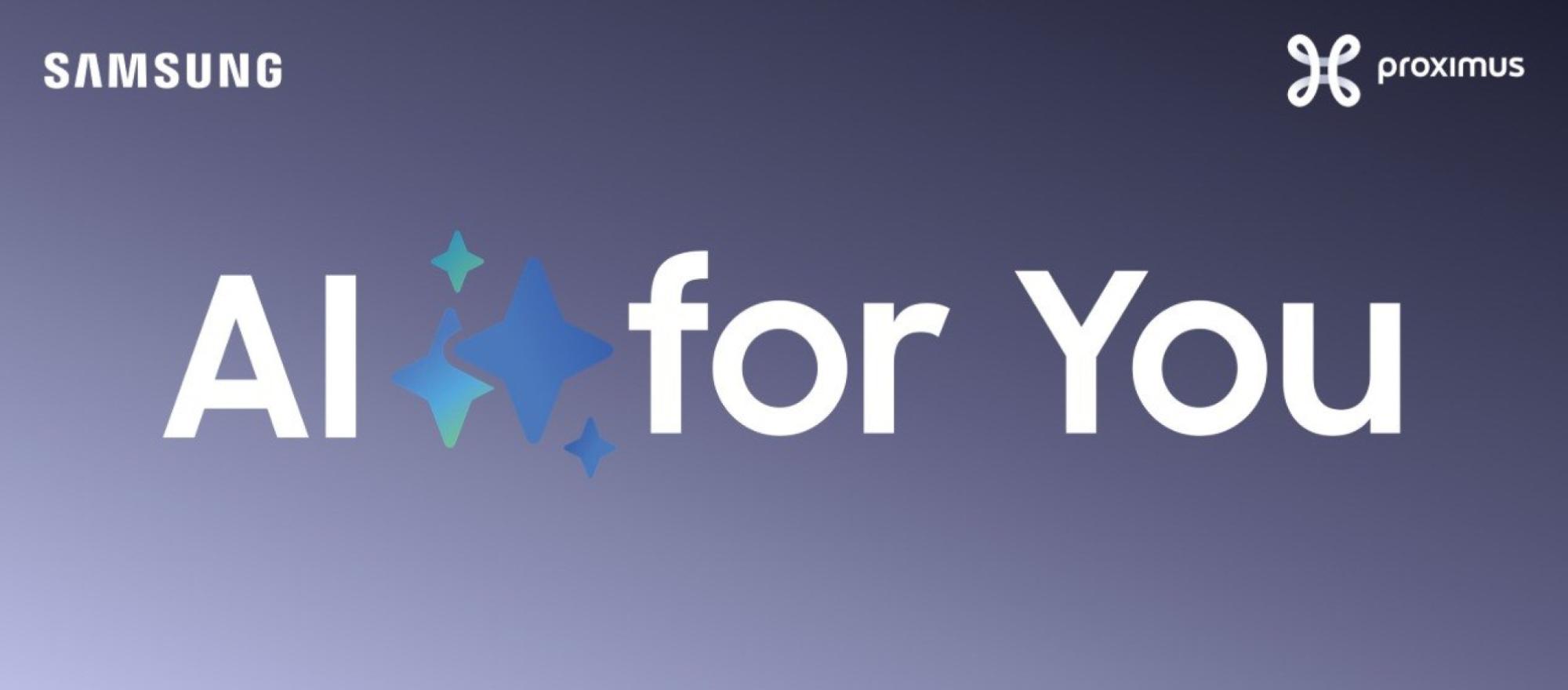 Samsung x Proximus banner