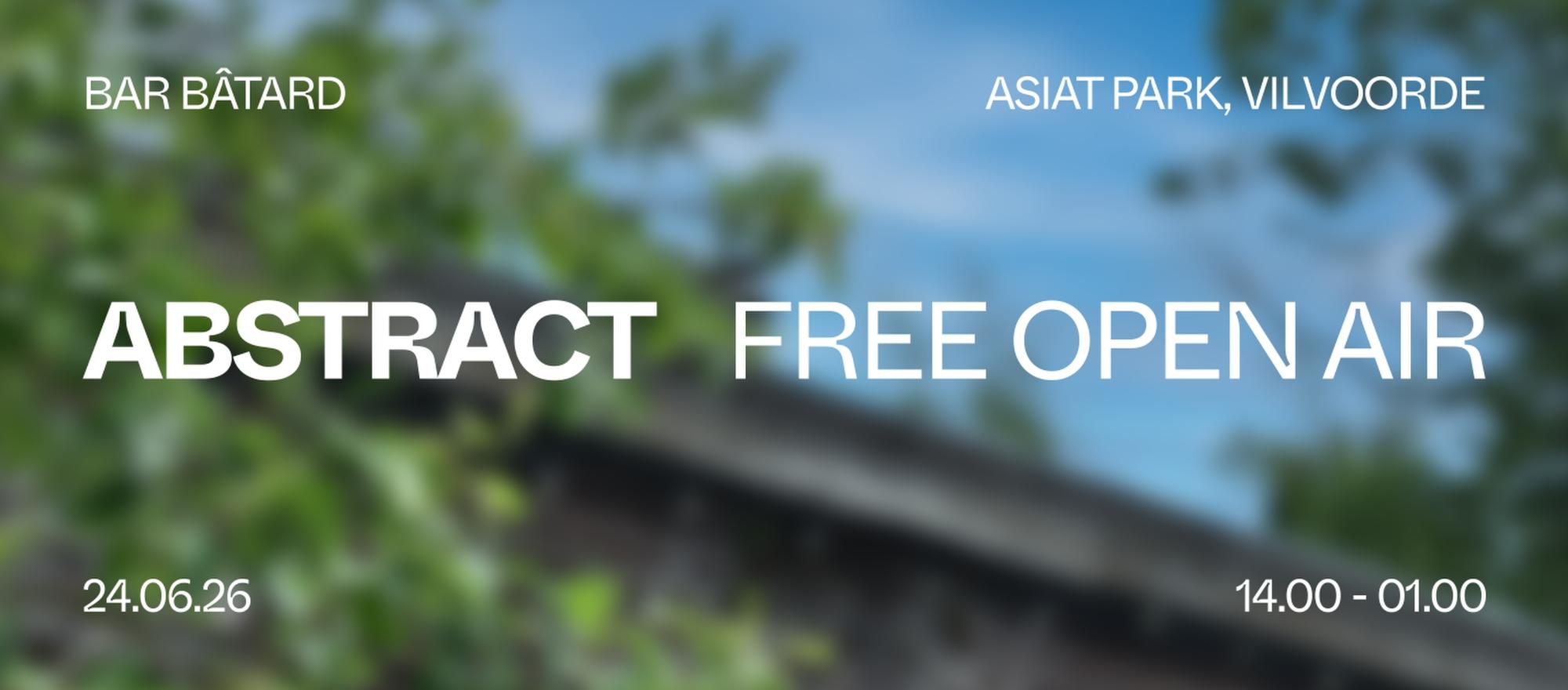 Abstract Free Open Air @Asiat Park - Bar Bâtard banner