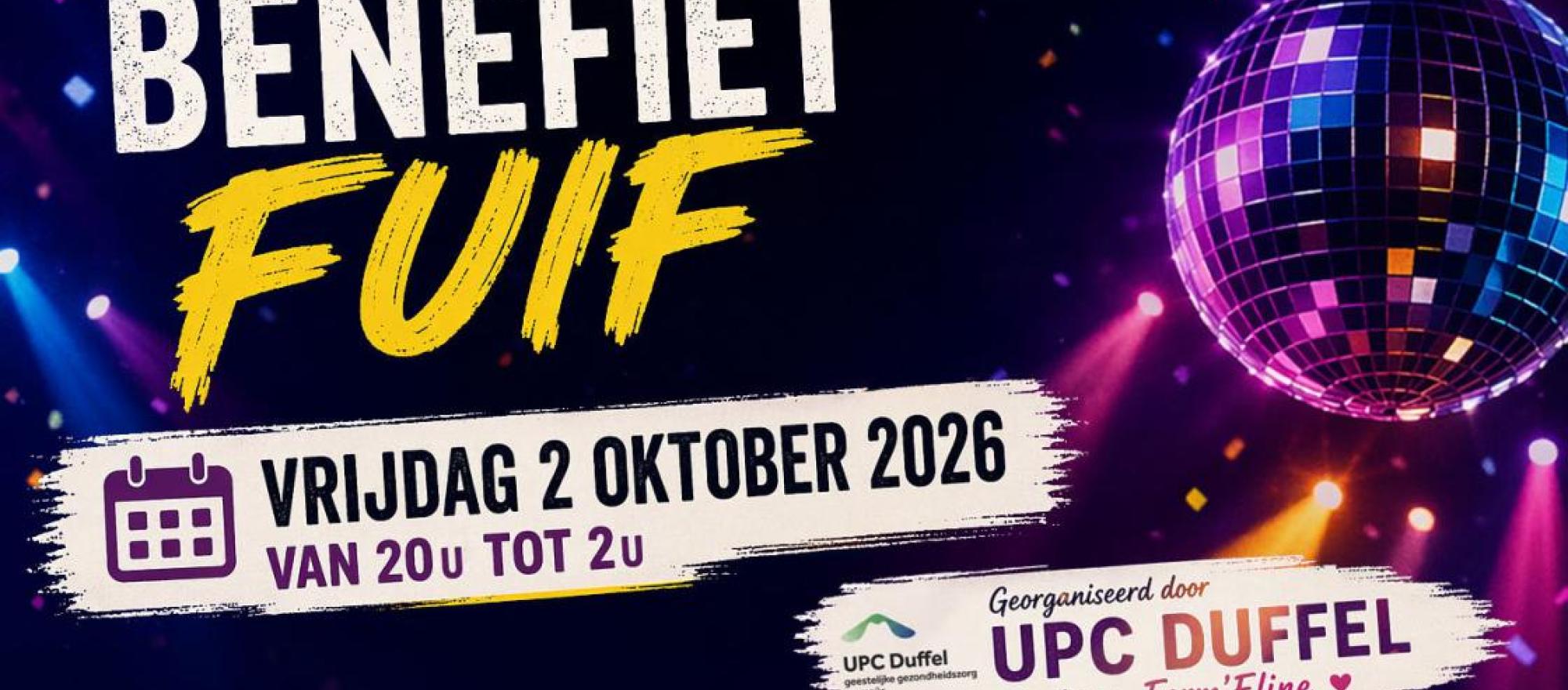 Benefietfuif Ferm'Eline banner
