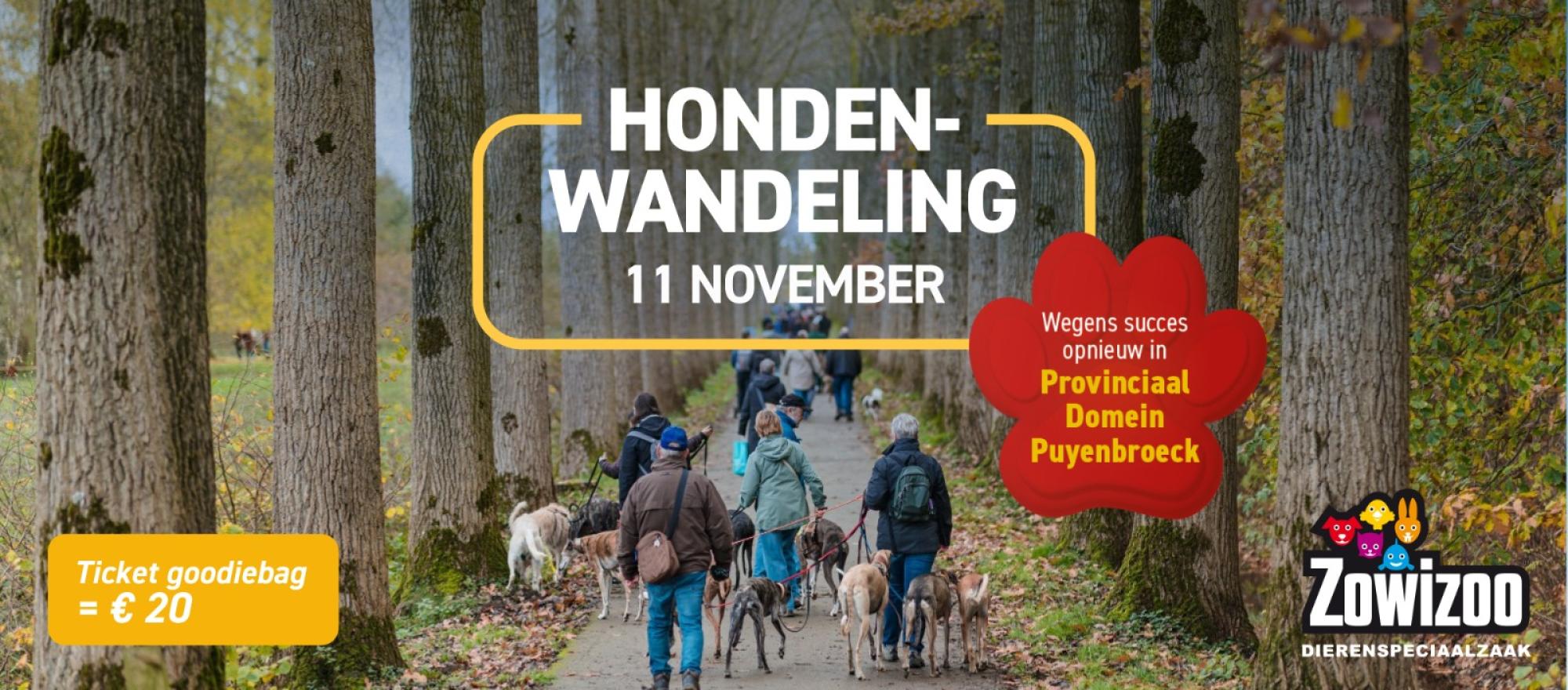 Zowizoo hondenwandeling banner