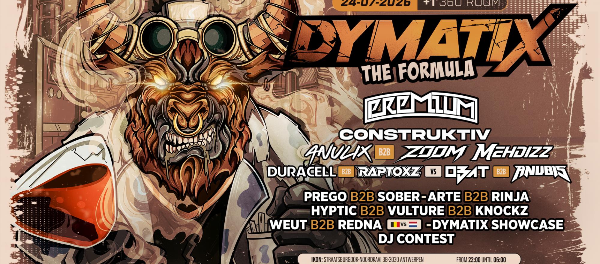 DYMATIX - THE FORMULA banner