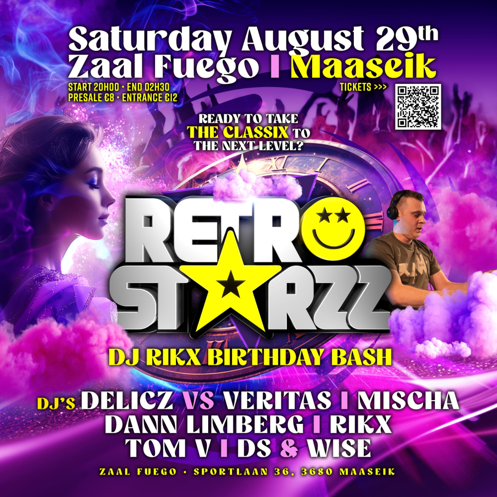 Retro Starzz DJ RIKX BDAY BASH