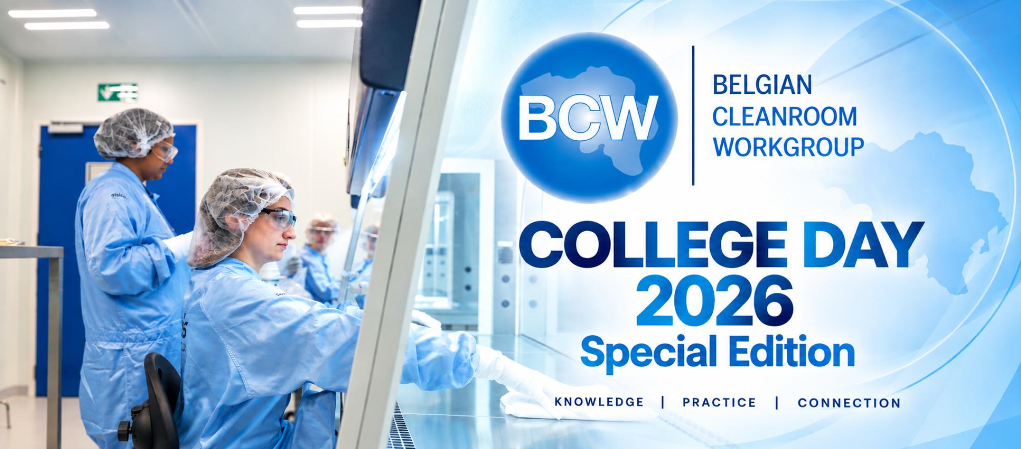 Belgian Cleanroom Workgroup banner