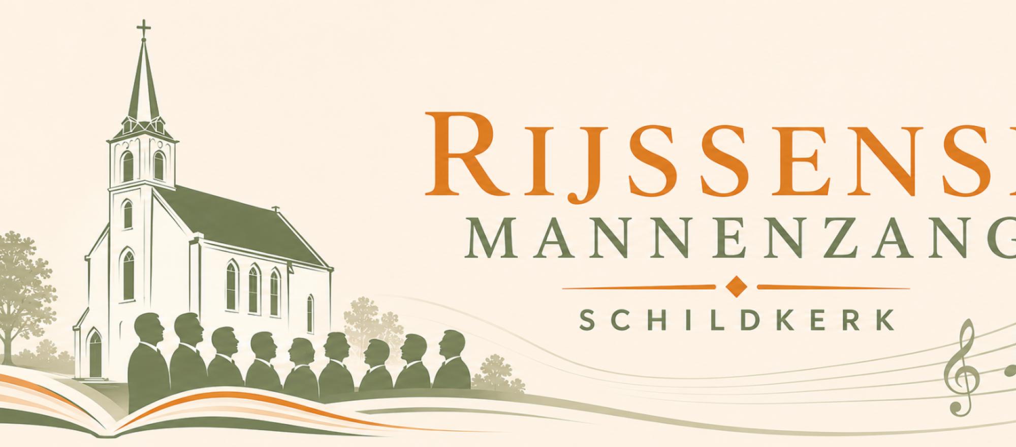 Rijssense Mannenzang Schildkerk banner