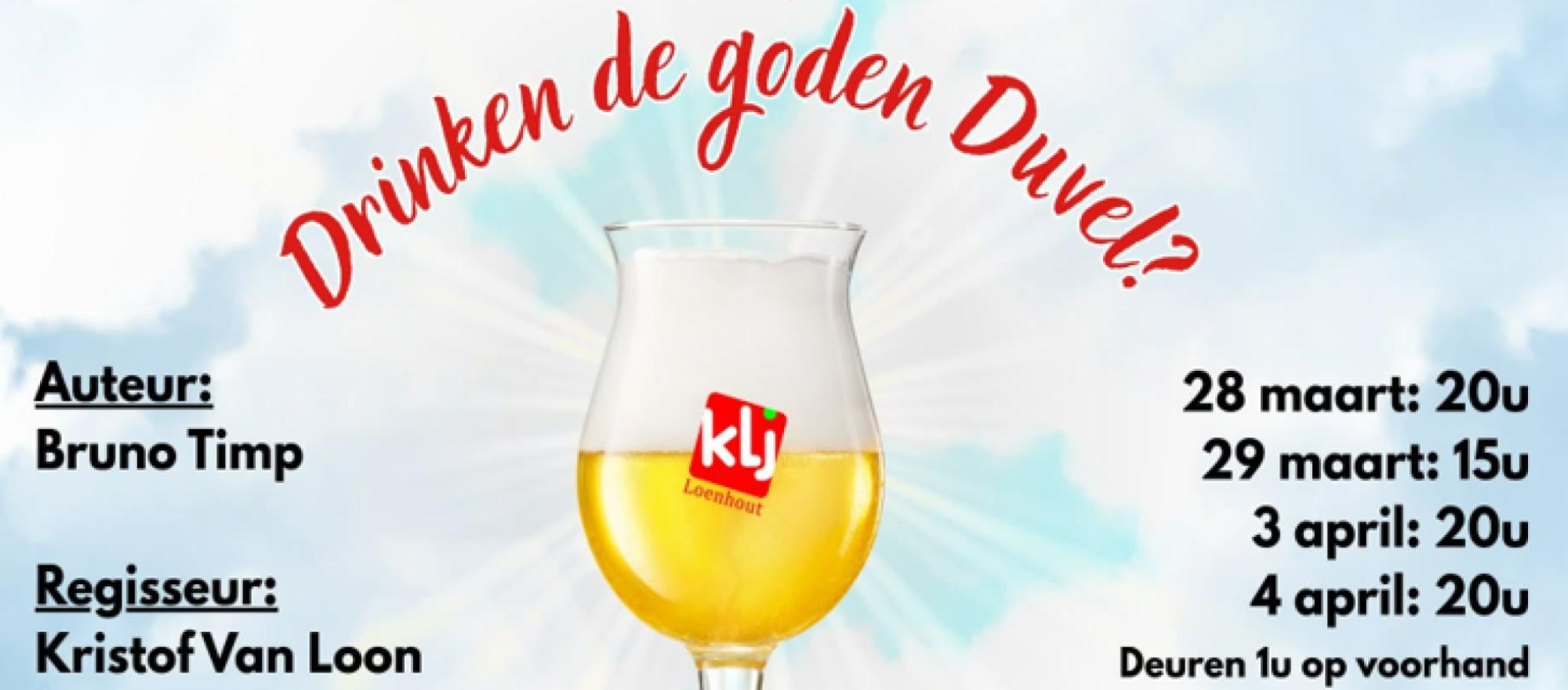 KLJ Loenhout Toneel - Drinken de goden Duvel? banner